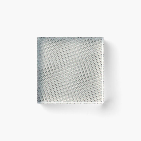 Item preview, Peach & Green Leaves Seamless Repeating Continuous Pattern Textile  designed and sold by Alchemy-A-La-G.