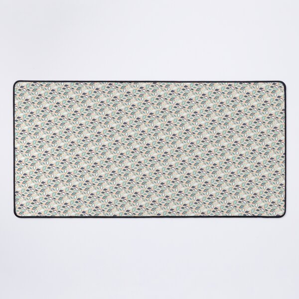 Item preview, Peach & Green Leaves Seamless Repeating Continuous Pattern Textile  designed and sold by Alchemy-A-La-G.