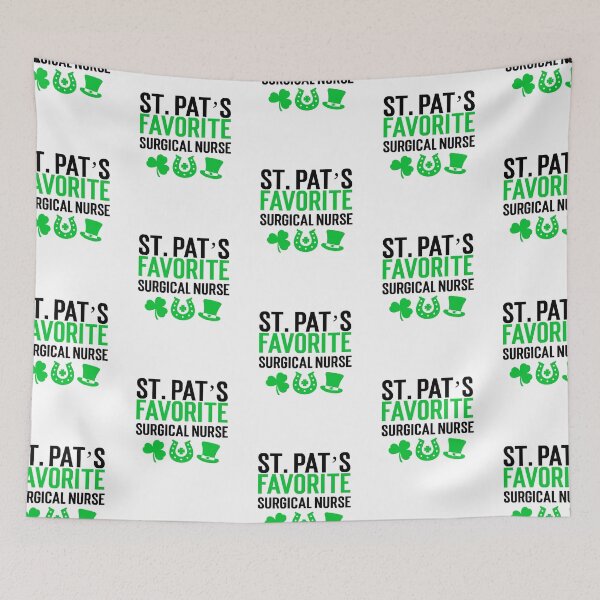 Item preview, St. Patrick's Day Surgical Nurse designed and sold by Whackadoodletee.