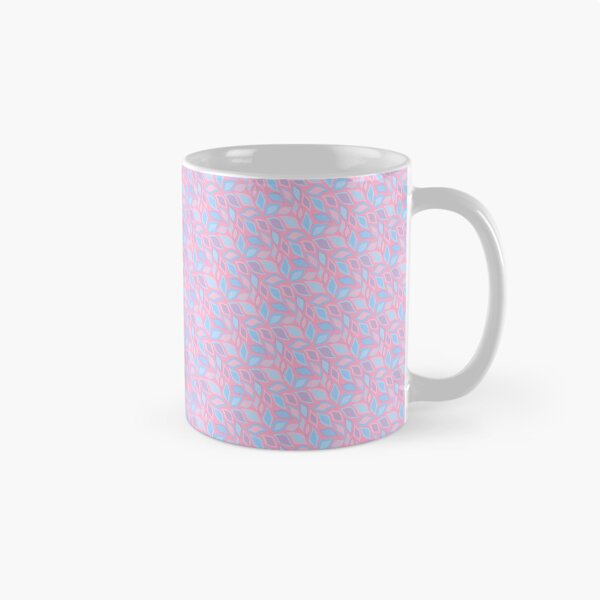 Item preview, Blue & Pink Leaves Seamless Repeating Continuous Pattern Textile  designed and sold by Alchemy-A-La-G.