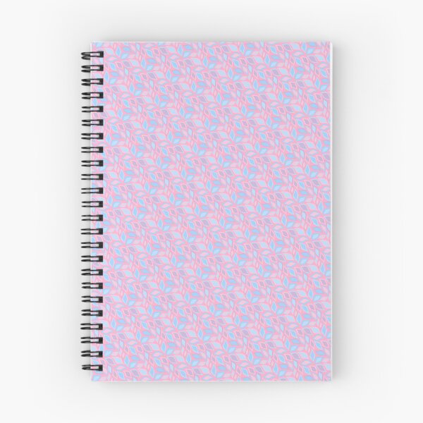 Item preview, Blue & Pink Leaves Seamless Repeating Continuous Pattern Textile  designed and sold by Alchemy-A-La-G.