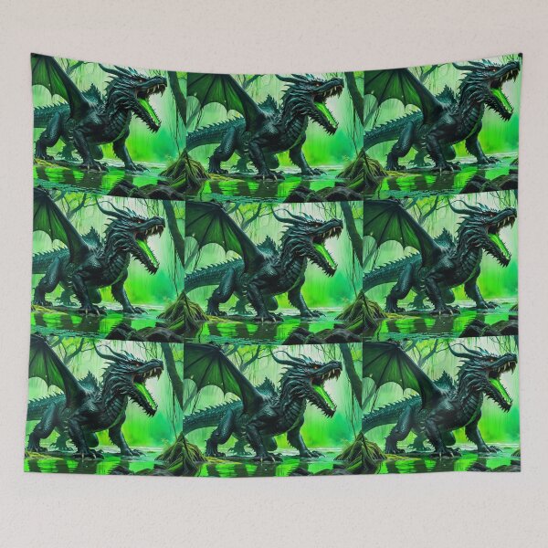 Item preview, A Dragon in a Swamp designed and sold by NerdscapeDC.