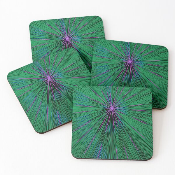 Item preview, Colorful Hyperdrive explosion - green with purple highlights version designed and sold by DaveDanchuk.