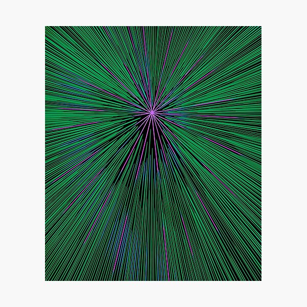 Item preview, Colorful Hyperdrive explosion - green with purple highlights version designed and sold by DaveDanchuk.