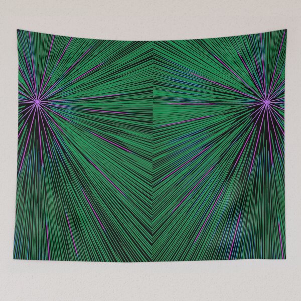 Item preview, Colorful Hyperdrive explosion - green with purple highlights version designed and sold by DaveDanchuk.