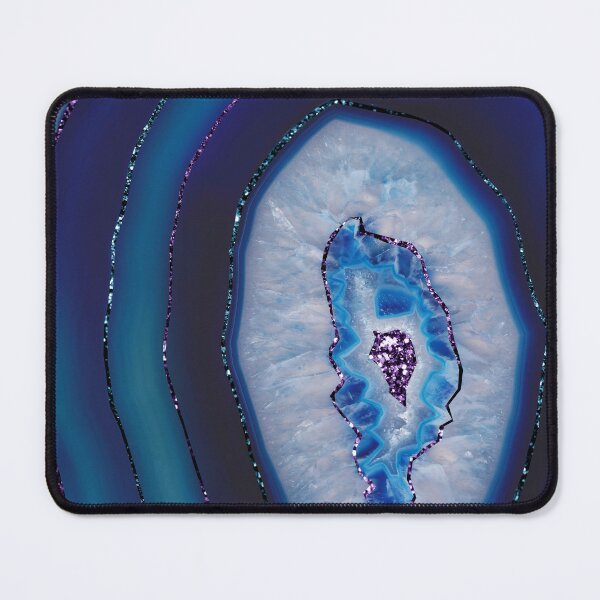 Item preview, Mermaid Agate with Purple Blue Glam #1 (Photo of Glitter Only - Not Reflective) designed and sold by Anita's & Bella's Art.