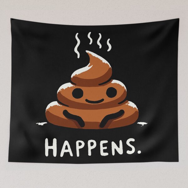 Item preview, Shit happens designed and sold by DoodleDashShop.