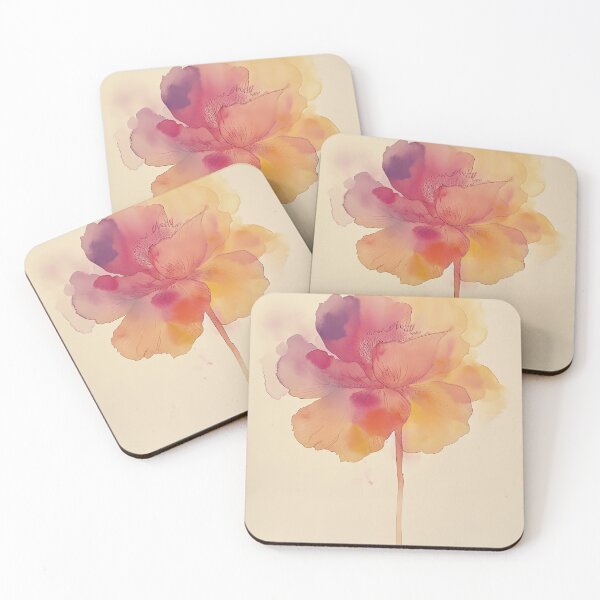 Item preview, Watercolor Abstract Helenium designed and sold by Peek-Designs.