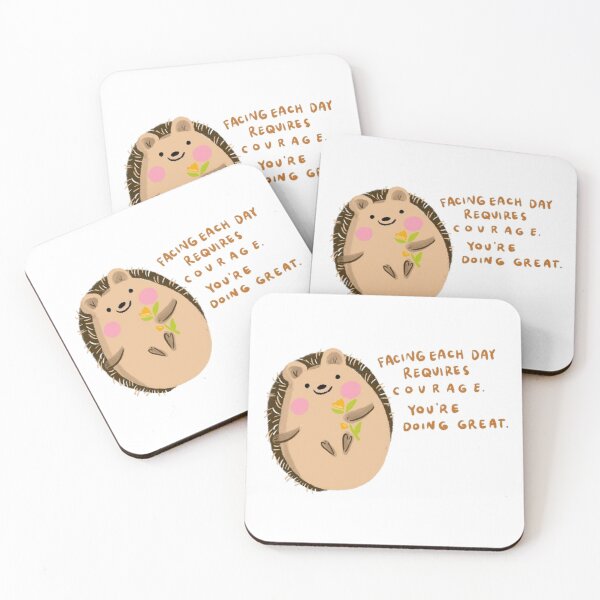 Item preview, facing each day requires courage you're doing great  designed and sold by Aiyinyangart.