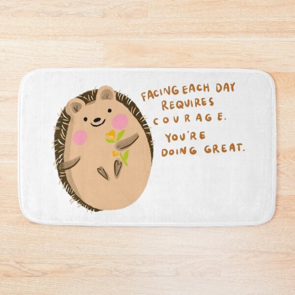Item preview, facing each day requires courage you're doing great  designed and sold by Aiyinyangart.