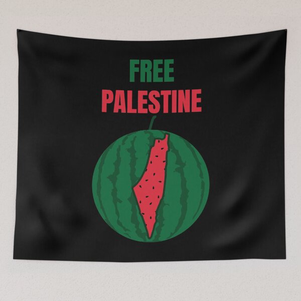 Item preview, Free Palestine Map Watermelon Freedom Justice For Palestine designed and sold by LAYES DESIGN.