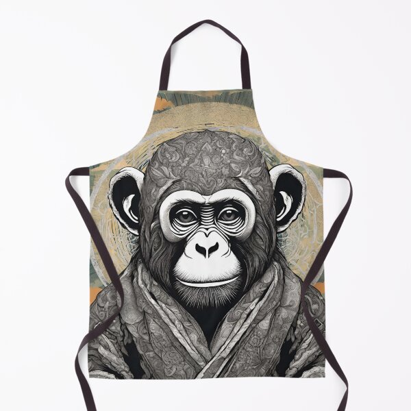 Item preview, Cool Monkey Meditating with Zen Vibes: Unique Gifts for Animal Lovers designed and sold by Cuteanimalgifts.