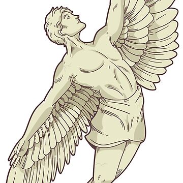 "Eros: Ascension with the Wings of Love and Passion" Sticker for Sale