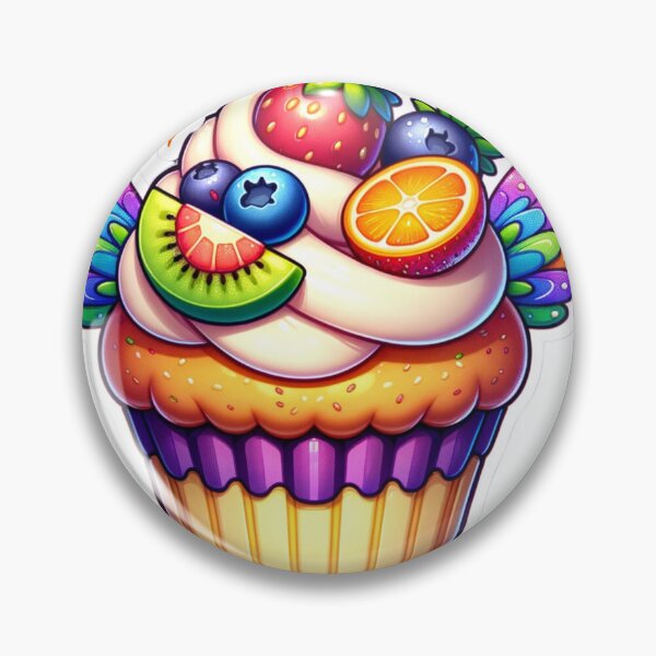 Item preview,  Magical Fruit-Topped Cupcake Sticker Volume 2 designed and sold by mymagicstoreus.