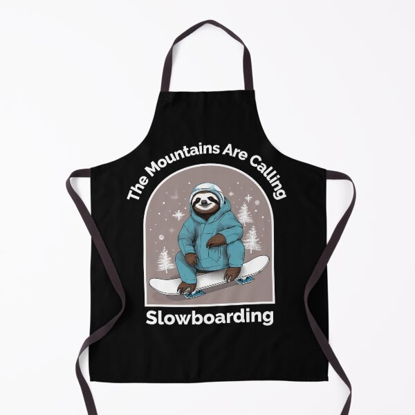 Item preview, Funny Snowboard Sloth on Snowboarding  designed and sold by NawalMagdy.