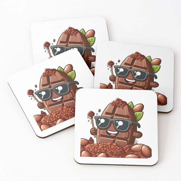Item preview, Cocoa Capers: The Sweet Spy in Sunglasses designed and sold by AI-Only Creations.