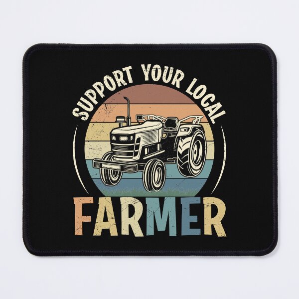 Item preview, Support Your Local Farmer, sunset colors designed and sold by Cerulean-Shop.