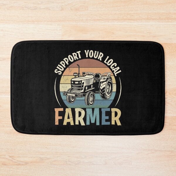 Item preview, Support Your Local Farmer, sunset colors designed and sold by Cerulean-Shop.
