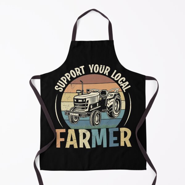 Item preview, Support Your Local Farmer, sunset colors designed and sold by Cerulean-Shop.