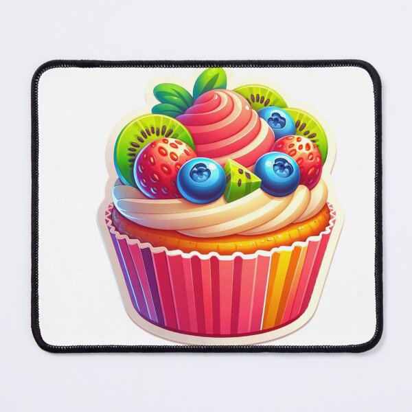 Item preview,  Magical Fruit-Topped Cupcake Sticker Volume 3 designed and sold by mymagicstoreus.