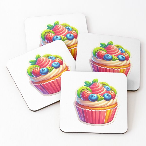 Item preview,  Magical Fruit-Topped Cupcake Sticker Volume 3 designed and sold by mymagicstoreus.