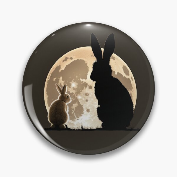 Item preview, Rabbits in the moonlight designed and sold by hhh-art.