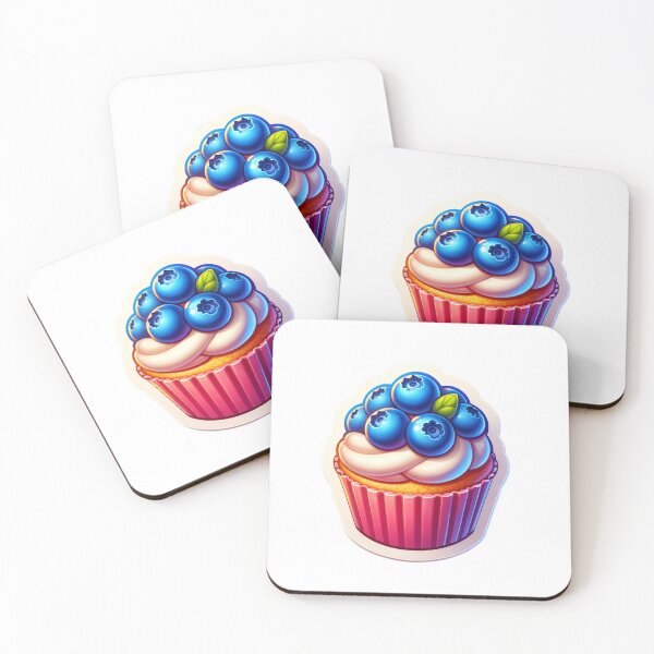 Item preview,   Magical Fruit- Blueberry Topped Cupcake Sticker Volume 4 designed and sold by mymagicstoreus.