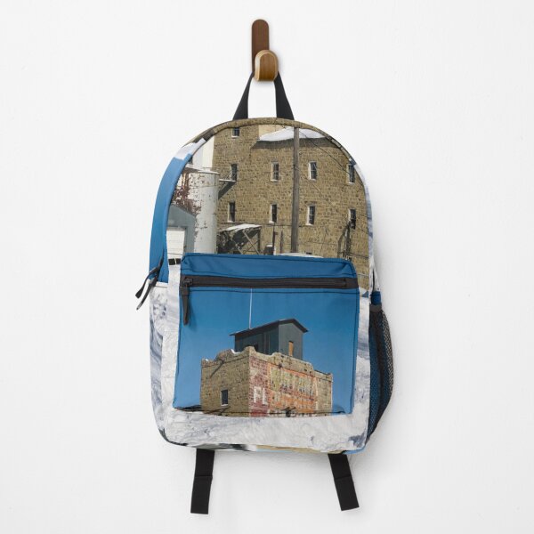 Item preview, Historic grain mill in Harlowton, Montana, at wintertime designed and sold by Travelways.