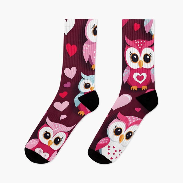 Item preview, Valentines Day Owls designed and sold by HerdemDigiLife.