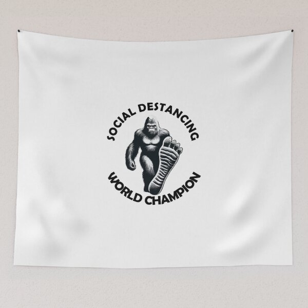 Item preview, Bigfoot Social Distancing World Champion designed and sold by ShopSmart213.