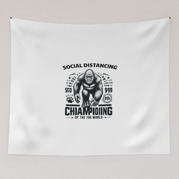 Item preview,  Bigfoot Social Distancing World Champion designed and sold by ShopSmart213.