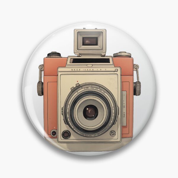 Item preview, Retro vintage photo Camera 35mm illustration designed and sold by TankandDPS.