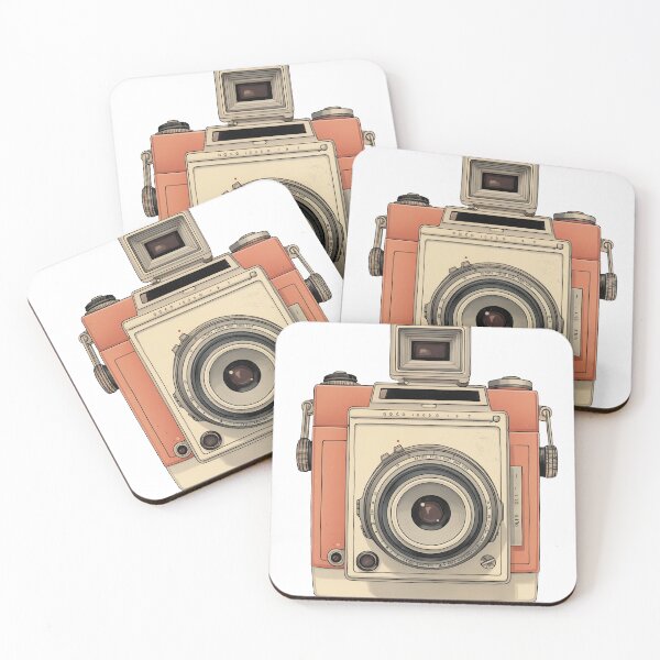 Item preview, Retro vintage photo Camera 35mm illustration designed and sold by TankandDPS.