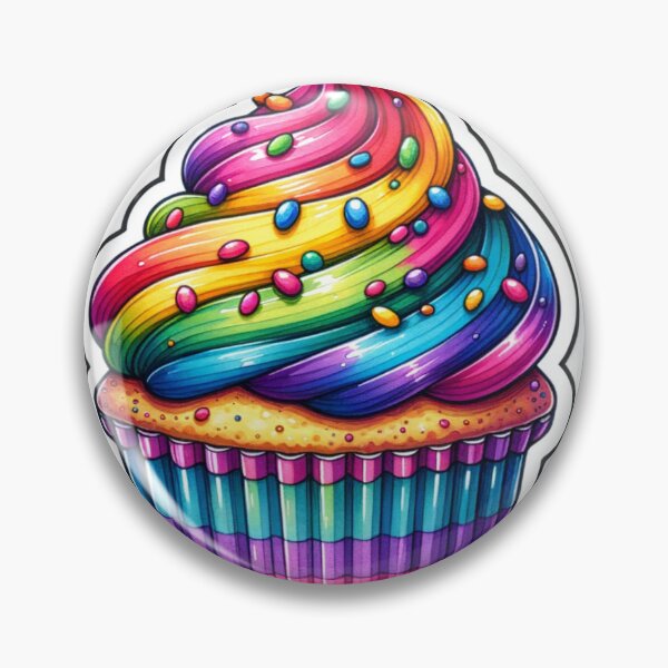 Item preview,    Magical Rainbow Cupcake Sticker Volume 5 designed and sold by mymagicstoreus.