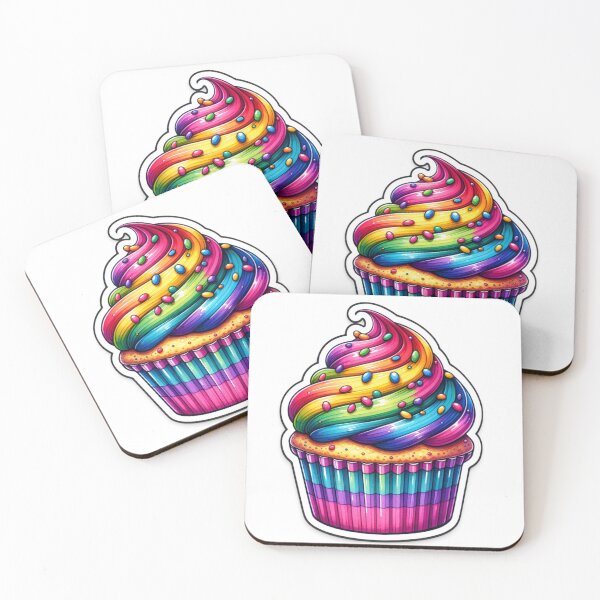 Item preview,    Magical Rainbow Cupcake Sticker Volume 5 designed and sold by mymagicstoreus.