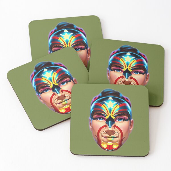 Item preview, "Tāne's modern Māori face tattoo celebrates cultural heritage." designed and sold by WHITI_MANAWA.