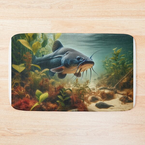 Item preview, River Rendezvous - Catfish in the Swirling Waters designed and sold by ProgressMagnet.