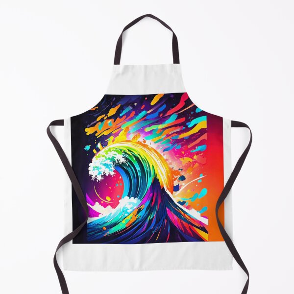 Item preview, multicolored waves crash designed and sold by janjacbu.