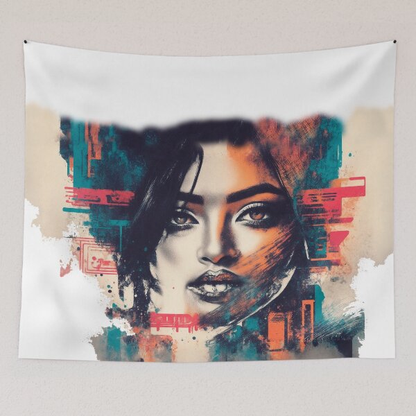 Item preview, Mysterious Brazilian Girl designed and sold by OnlyClassicArt.