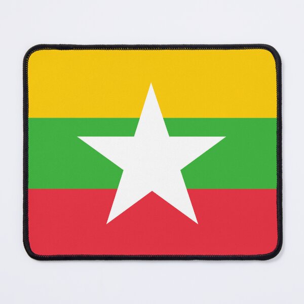 Item preview, Flag of Myanmar Burma designed and sold by FlagsandSymbols.