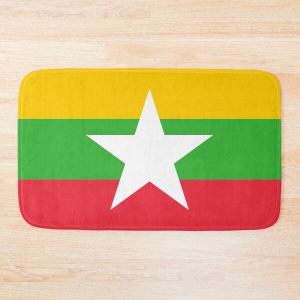 Item preview, Flag of Myanmar Burma designed and sold by FlagsandSymbols.