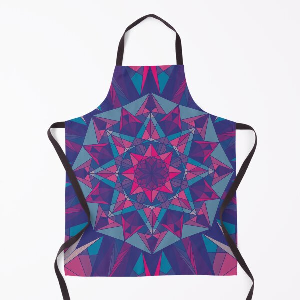 Item preview, Sharp star crystal mandala purple designed and sold by Depression-Art.