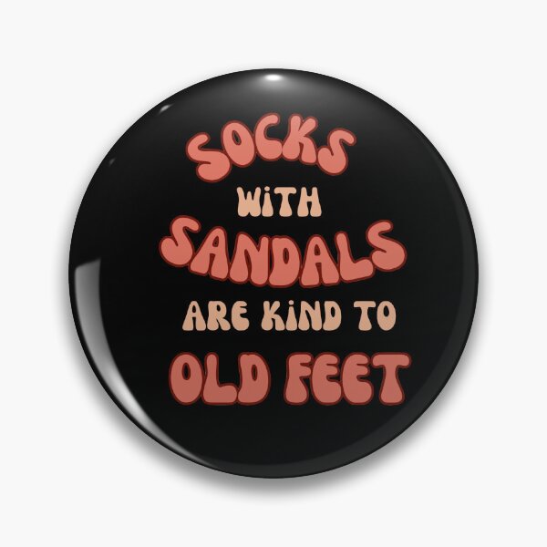 Item preview, Socks with Sandals are kind to Old Feet designed and sold by Asymptotic.