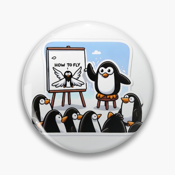 Item preview, PenguinFlight 101 designed and sold by AI-Only Creations.