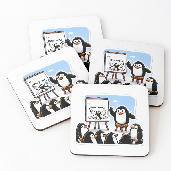 Item preview, PenguinFlight 101 designed and sold by AI-Only Creations.