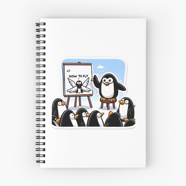 Item preview, PenguinFlight 101 designed and sold by AI-Only Creations.