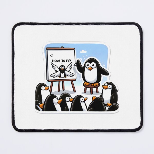 Item preview, PenguinFlight 101 designed and sold by AI-Only Creations.