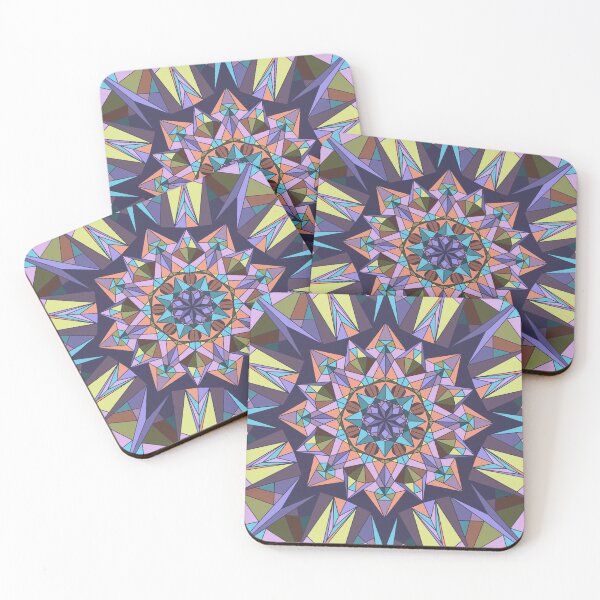 Item preview, Sharp star crystal mandala vintage designed and sold by Depression-Art.