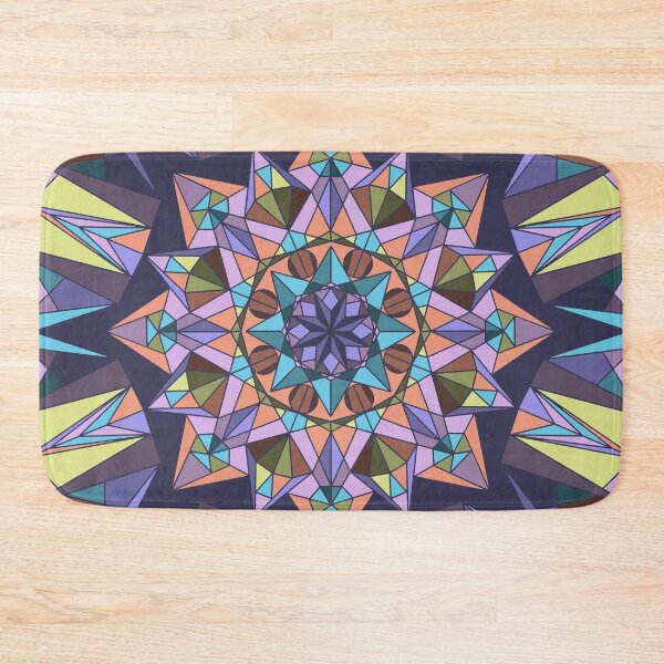 Item preview, Sharp star crystal mandala vintage designed and sold by Depression-Art.
