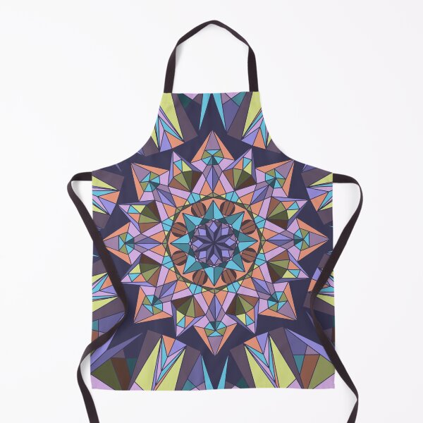 Item preview, Sharp star crystal mandala vintage designed and sold by Depression-Art.